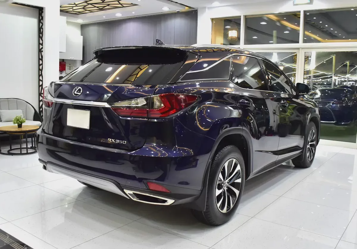 AED 1,666 EMi at 0% DP | Lexus RX350 ( 2020 Model ) in Blue Color Canadian Specs-5-5