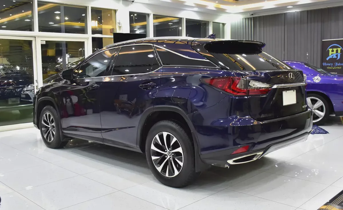 AED 1,666 EMi at 0% DP | Lexus RX350 ( 2020 Model ) in Blue Color Canadian Specs-6-6