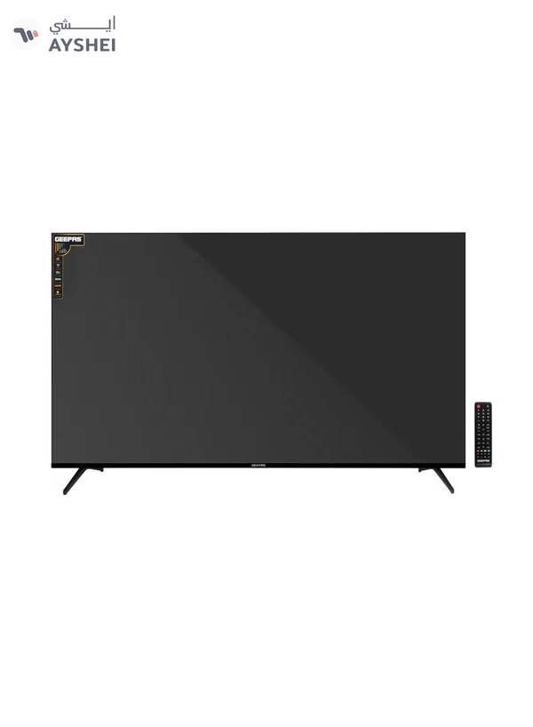 GEEPAS 90" 4K Ultra HD QLED TV with Remote Control | HDMI and USB Ports HQ Sound, AV Mode| Android 14.0 Frameless Design| Pre-installed Apps GLED9017CQLED