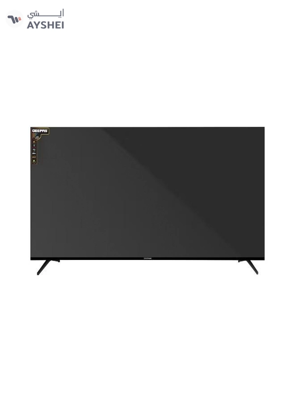 GEEPAS 90" 4K Ultra HD QLED TV with Remote Control | HDMI and USB Ports HQ Sound, AV Mode| Android 14.0 Frameless Design| Pre-installed Apps GLED9017CQLED