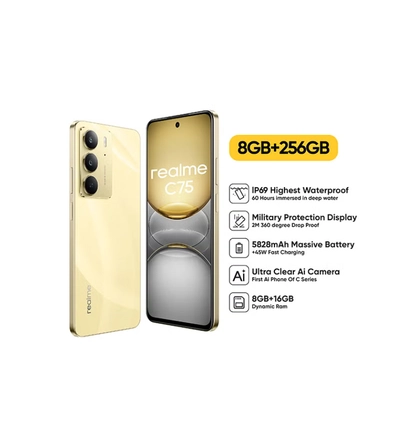 realme C75 Dual SIM Lightning Gold 8GB 256GB 4G - International Version-0