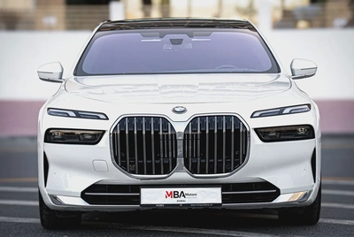 2024 | BMW 740i White GCC | Service Warranty from AGMC-2