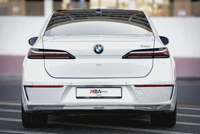 2024 | BMW 740i White GCC | Service Warranty from AGMC-3