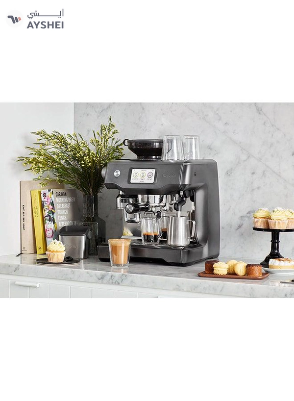 Breville Barista Touch Espresso Machine BES880BST – Touchscreen, One-Touch Recipes, Automatic Milk Frothing 2 L 1680 W BES880BST Black Stainless Steel