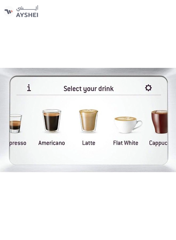 Breville Barista Touch Espresso Machine BES880BST – Touchscreen, One-Touch Recipes, Automatic Milk Frothing 2 L 1680 W BES880BST Black Stainless Steel