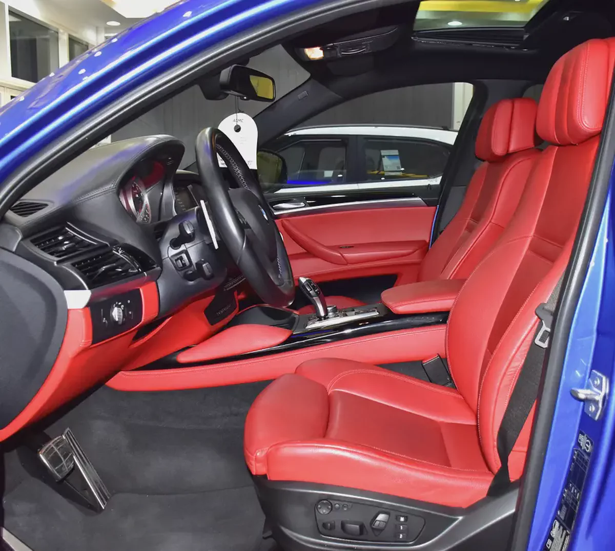 EXCELLENT DEAL for our BMW X6 M ( 2013 Model ) in Blue Color GCC Specs-10-10