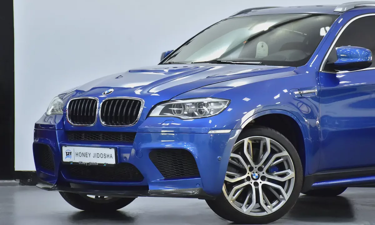 EXCELLENT DEAL for our BMW X6 M ( 2013 Model ) in Blue Color GCC Specs-4-4