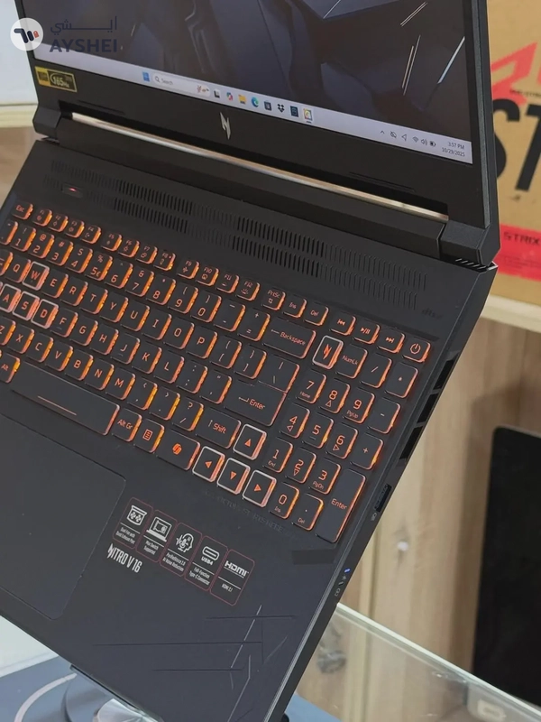 Acer (Upgraded) NITRO V16 ANV16-41-R2YJ - AMD Ryzen 7 8845HS, 16GB RAM, 512GB SSD, RTX 4060 8GB GDDR6, 16”WUXGA IPS 165Hz, English Backlit keyboard, Obsidian Black, WIN 11 Pro, NH.QRUEM.002