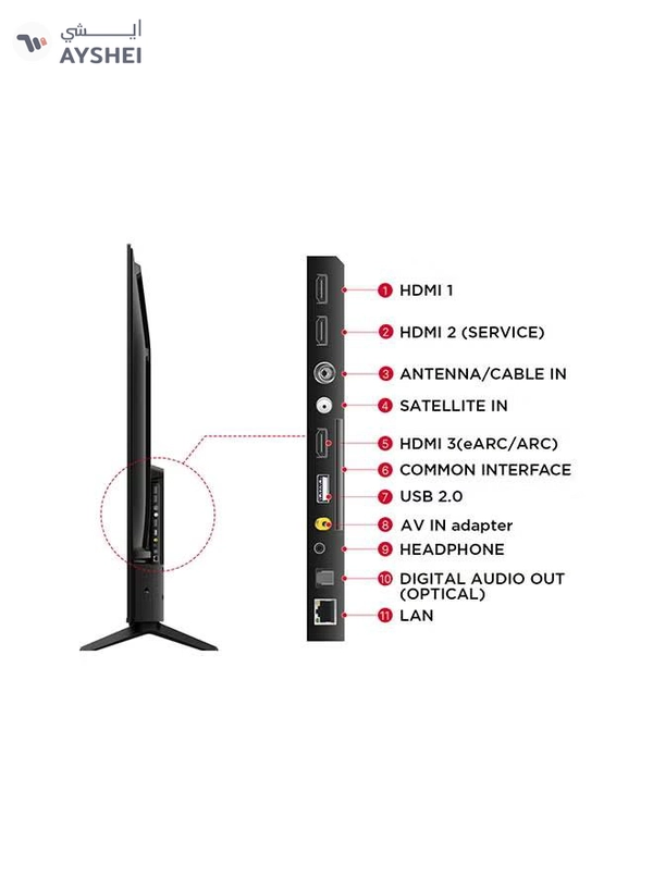 TCL 65 Inch 4K UHD Smart Google TV, HDR 10, Dolby Audio, Dynamic Color Enhancement, Metallic Bezel-less Design (2024 Model) 65P69B Black