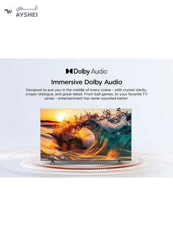 TCL 65 Inch 4K UHD Smart Google TV, HDR 10, Dolby Audio, Dynamic Color Enhancement, Metallic Bezel-less Design (2024 Model) 65P69B Black