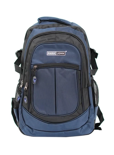 PARAJOHN Nylon Zipper Back Pack Navy-0