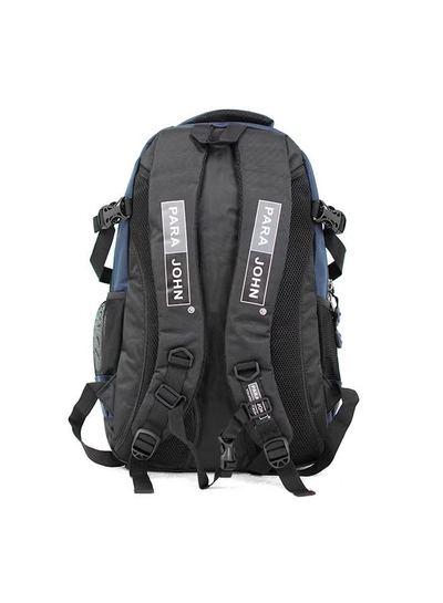 PARAJOHN Nylon Zipper Back Pack Navy-3