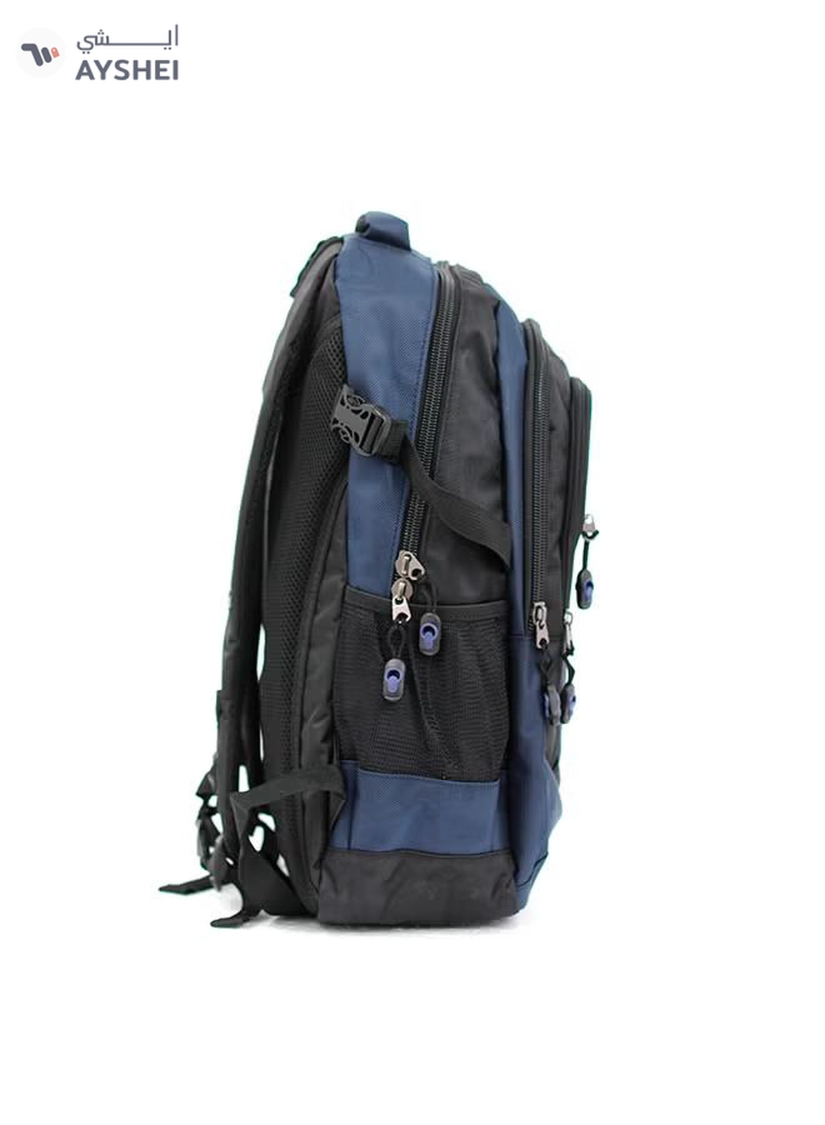 PARAJOHN Nylon Zipper Back Pack Navy-1-1