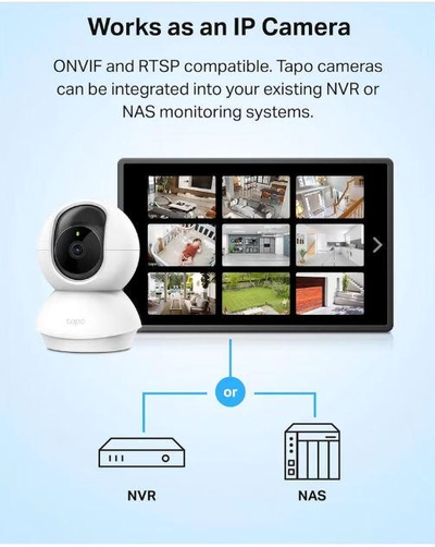 TP-LINK Tapo C200 Pan/Tilt 1080p Full HD Home Security Wi-Fi Camera Live View And Two-Way Audio Night Vision Motion Detection Baby Monitor MicroSD Card Support Works With Google Assistant And Amazon Alexa Remote Management By App-6