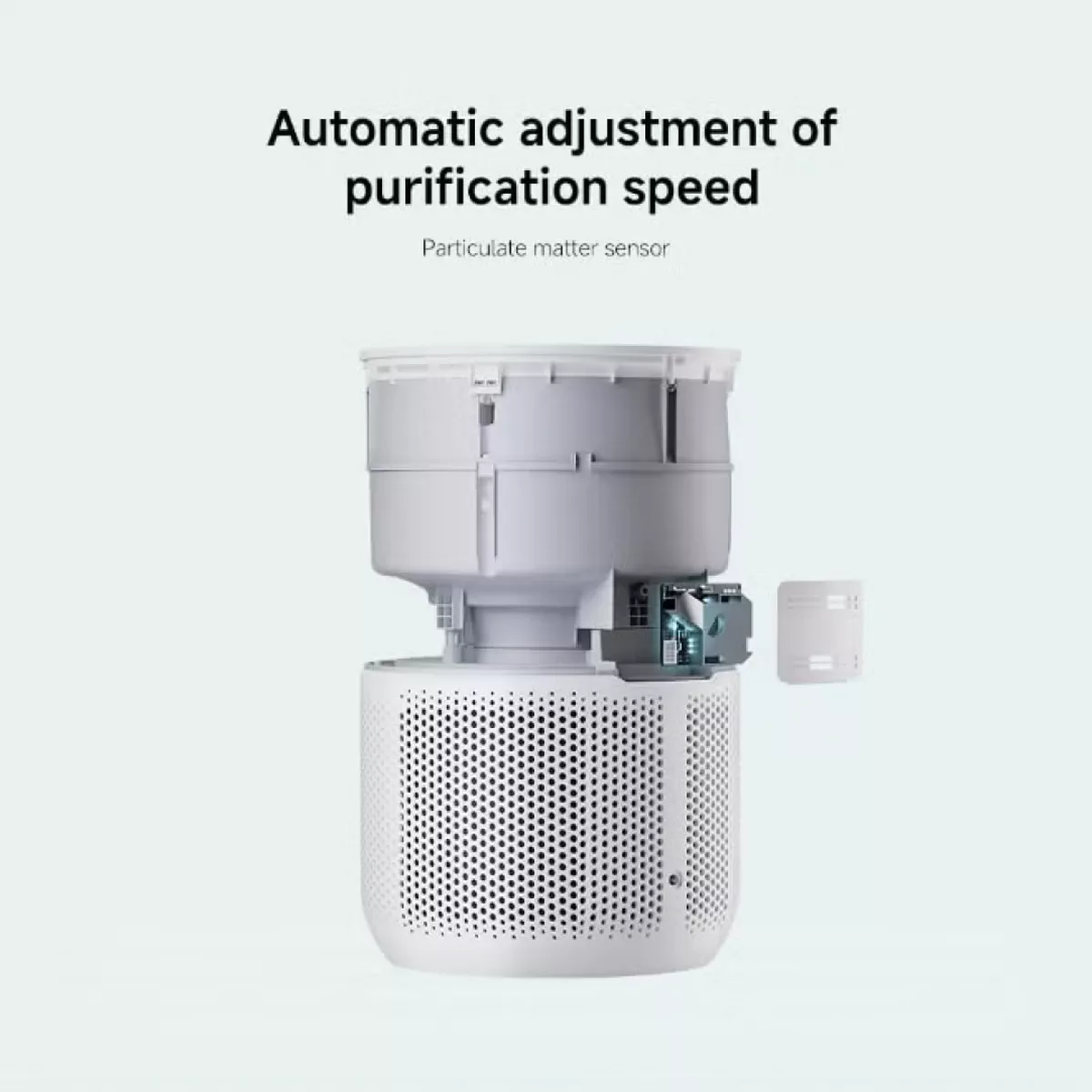 Xiaomi Mi Smart Air Purifier 4 Compact Small High-efficiency Filtration Works with Ok google Alexa Mi Home APP with OLED Touch Control Display AC-M18-SC White-1-1