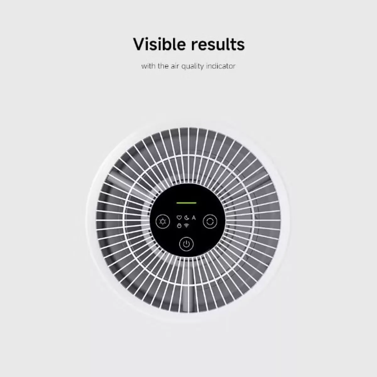 Xiaomi Mi Smart Air Purifier 4 Compact Small High-efficiency Filtration Works with Ok google Alexa Mi Home APP with OLED Touch Control Display AC-M18-SC White-2-2