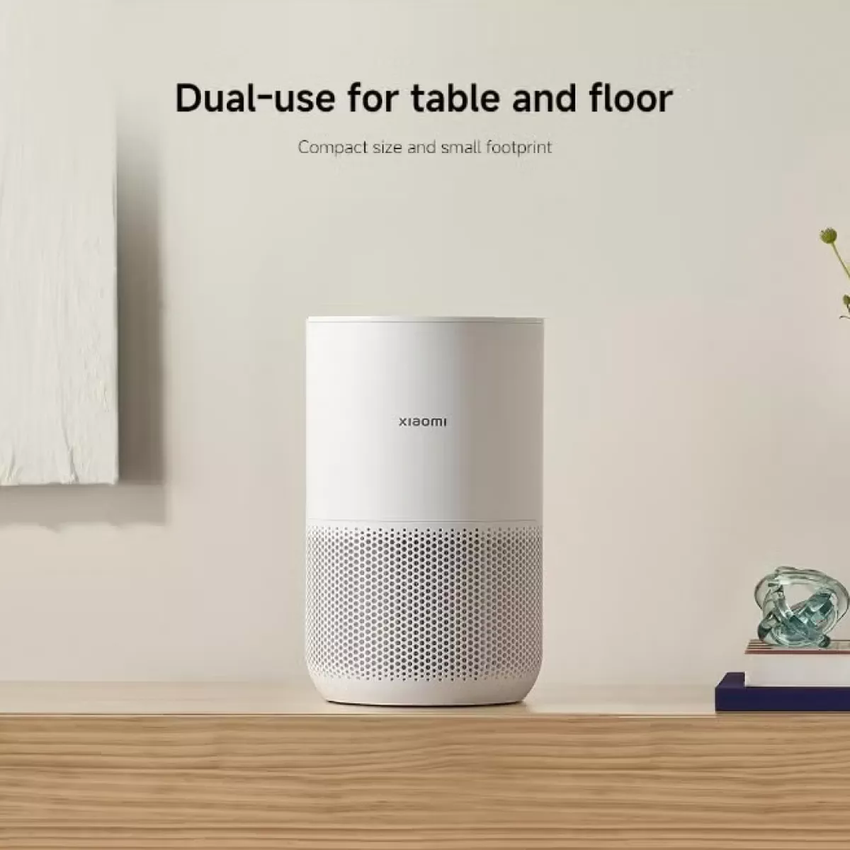 Xiaomi Mi Smart Air Purifier 4 Compact Small High-efficiency Filtration Works with Ok google Alexa Mi Home APP with OLED Touch Control Display AC-M18-SC White-3-3
