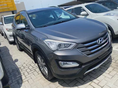 Hyundai santafe 2015 gary color GCC calen car-3