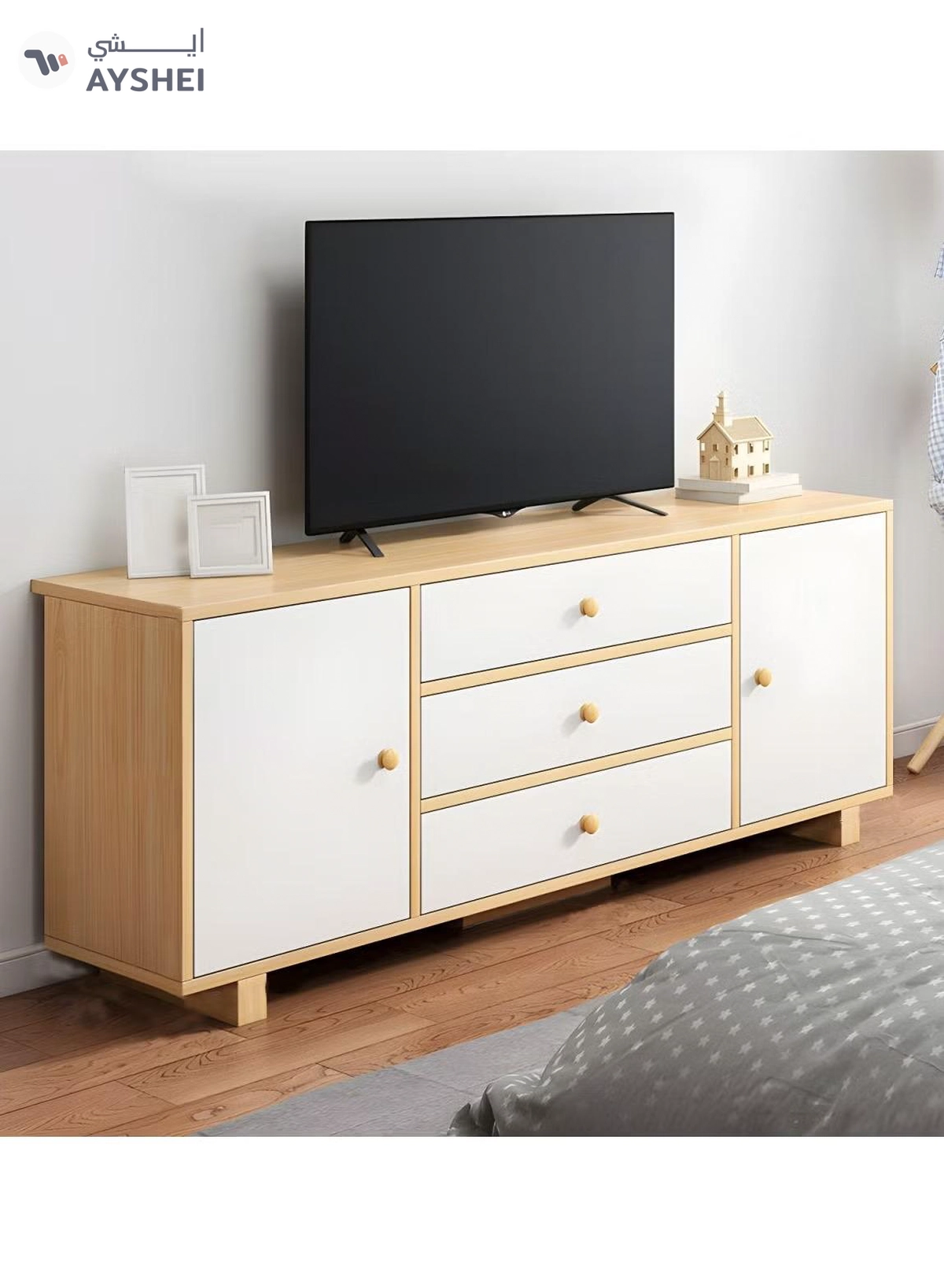 DubaiGallery High Quality TV Cabinet Furniture Modern Minimalist Living Room(with screws and tools included)-4-4