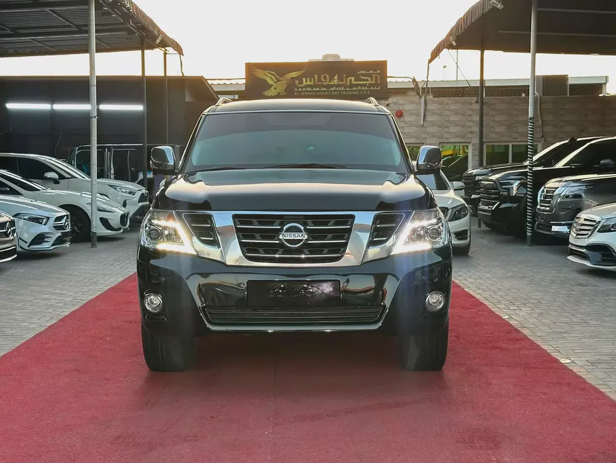 نيسان باترول  Platinum موديل 2018 | مواصفات خليجية  فل أوبشن – لون داخلي زعفراني فاخر – جاهزة للاستخ