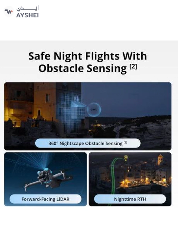 dji Mini 5 Pro Fly More Combo Plus, DJI RC 2, 1-Inch CMOS, Obstacle Sensing, ActiveTrack 360°, 225° Gimbal Rotation, Extended Battery LifeMOIAT Certified, UAE Version, Official Warranty Support
