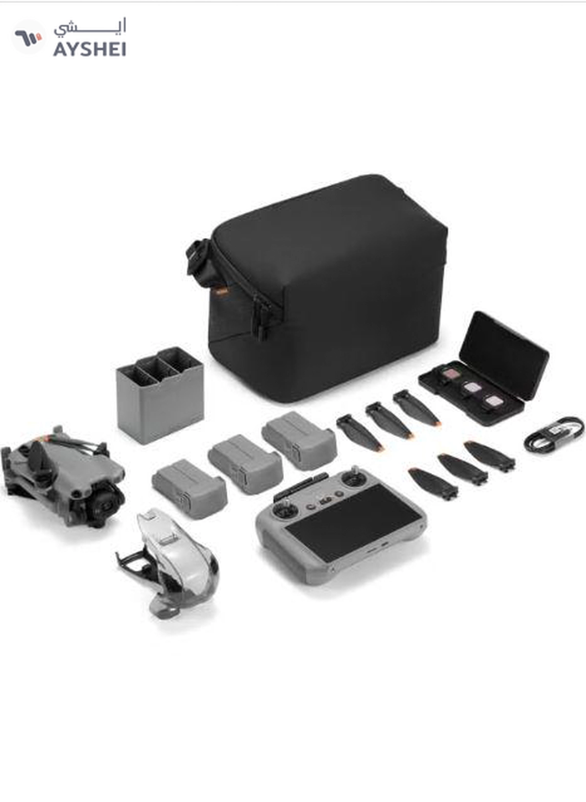 dji Mini 5 Pro Fly More Combo Plus, DJI RC 2, 1-Inch CMOS, Obstacle Sensing, ActiveTrack 360°, 225° Gimbal Rotation, Extended Battery LifeMOIAT Certified, UAE Version, Official Warranty Support-3-3