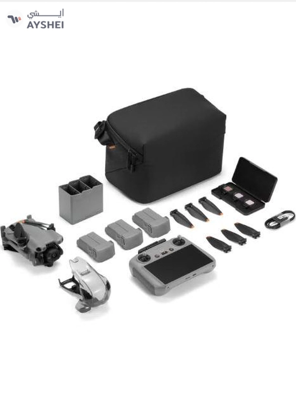dji Mini 5 Pro Fly More Combo Plus, DJI RC 2, 1-Inch CMOS, Obstacle Sensing, ActiveTrack 360°, 225° Gimbal Rotation, Extended Battery LifeMOIAT Certified, UAE Version, Official Warranty Support