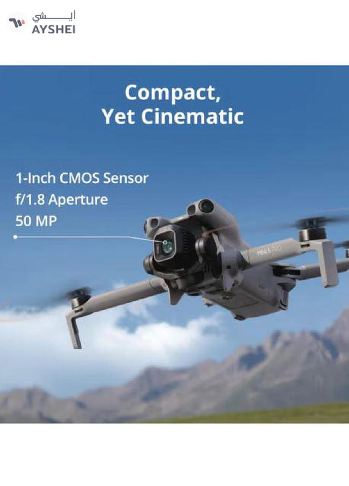dji Mini 5 Pro Fly More Combo Plus, DJI RC 2, 1-Inch CMOS, Obstacle Sensing, ActiveTrack 360°, 225° Gimbal Rotation, Extended Battery LifeMOIAT Certified, UAE Version, Official Warranty Support-5-5
