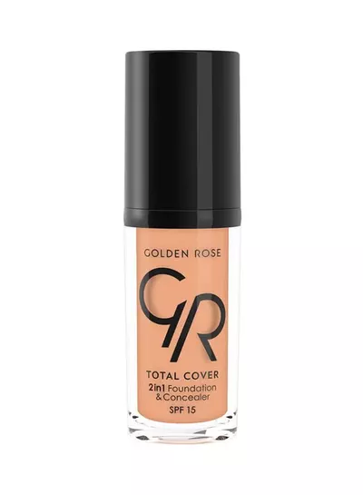Golden Rose Total Cover 2-In-1 Foundation And Concealer Spf 15 09 Warm Rose-0