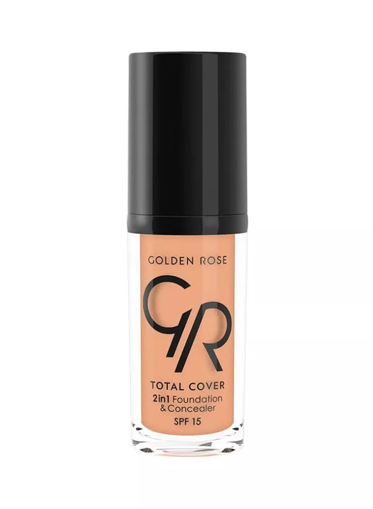 Golden Rose Total Cover 2-In-1 Foundation And Concealer Spf 15 09 Warm Rose