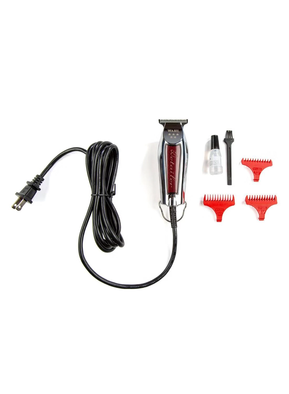 WAHL Professional Series Detailer Clipper Silver/Red-1-1