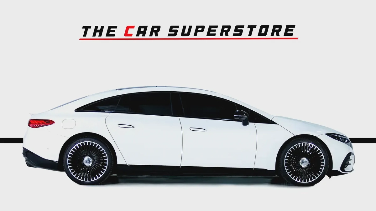 Mercedes Benz EQS 450 PLUS-GCC-Gragash Warranty-High Specifications-Night Package-22Inch AMG Rims-5-5