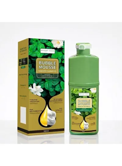 Long-Lasting Bubble Mousse Hair Dye Shampoo – Convenient At-Home Hair Coloring Solution hair a fresh and polished look with this easy-to-apply bubble mousse hair dye shampoo. Designed for convenient home use, it helps conceal gray hair while providing vibrant-looking color and a smooth finish.-1