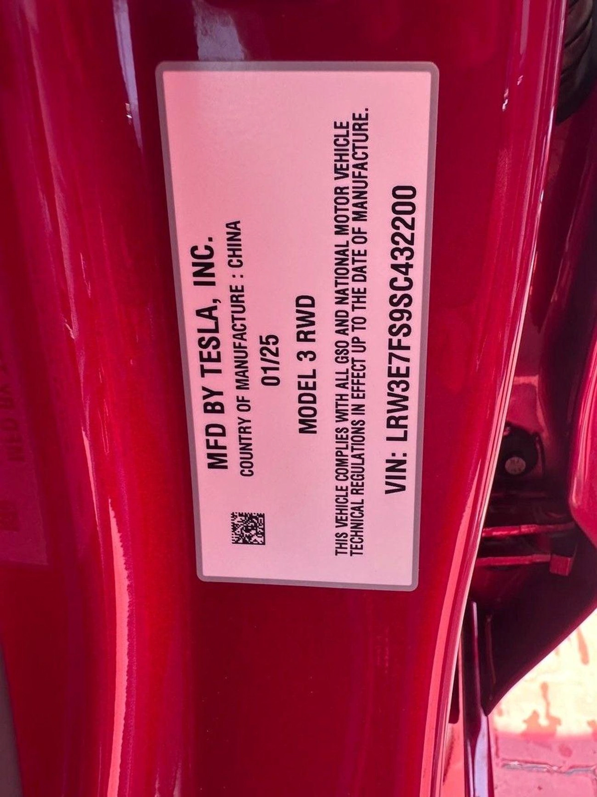 Tesla Model 3 Base Tesla Model 3 Standard 2025 GCC specs | Under Warranty-11-0