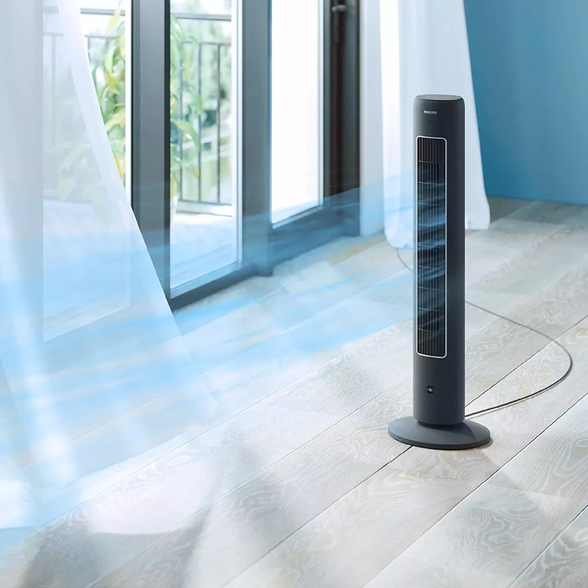 Philips 5000 Series Tower Fan 2 Years Warranty CX5535/11 Grey-6-6