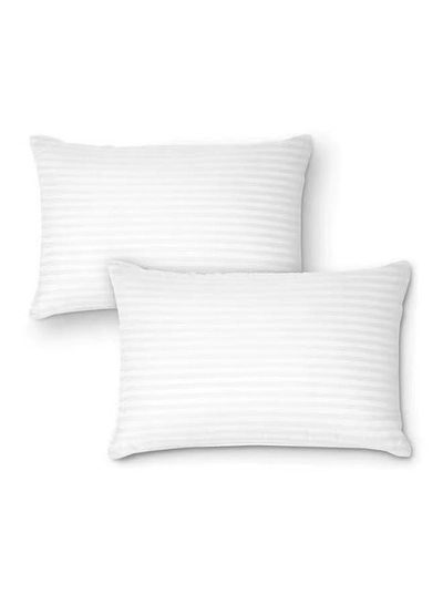 Comfy 2-Piece Sound Sleep Hotel Hypoallergenic Soft Bed Gel Extra Fiber Stripped Pillow Set-2