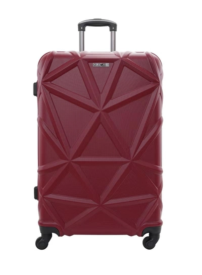 PARAJOHN Hard Case Luggage Trolley for Unisex ABS Lightweight Travel Bag 4 Double Wheeled Suitcase-0