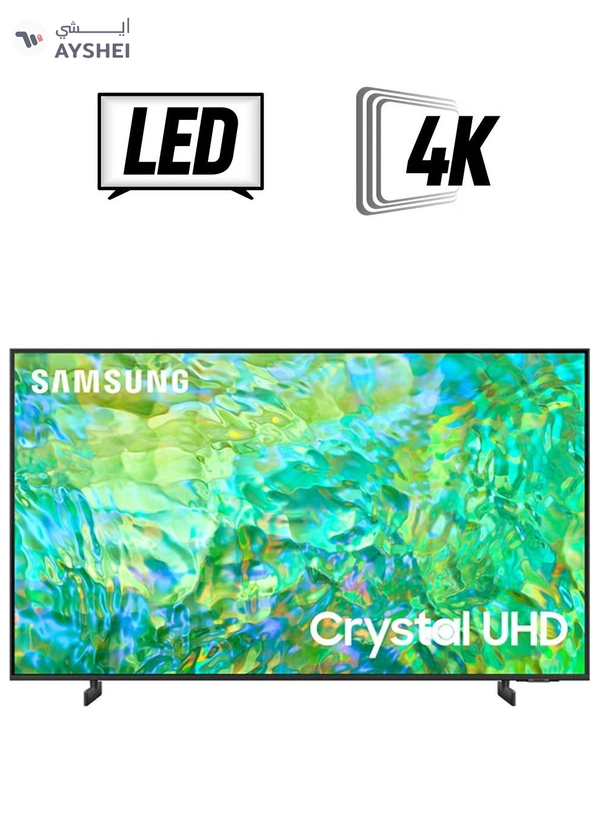 Samsung Smart TV, Crystal UHD 4K, CU8000, 55 Inch, 2023, Crystal Processor 4K, Airslim, Dynamic Crystal Color 55CU8000 Titan Gray