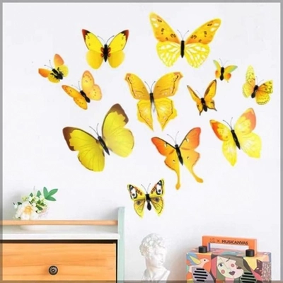 YATAI Butterfly Wall Sticker Decoration | Fake Butterflies for Decoration-0