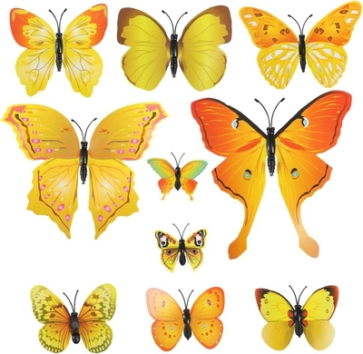 YATAI Butterfly Wall Sticker Decoration | Fake Butterflies for Decoration-1