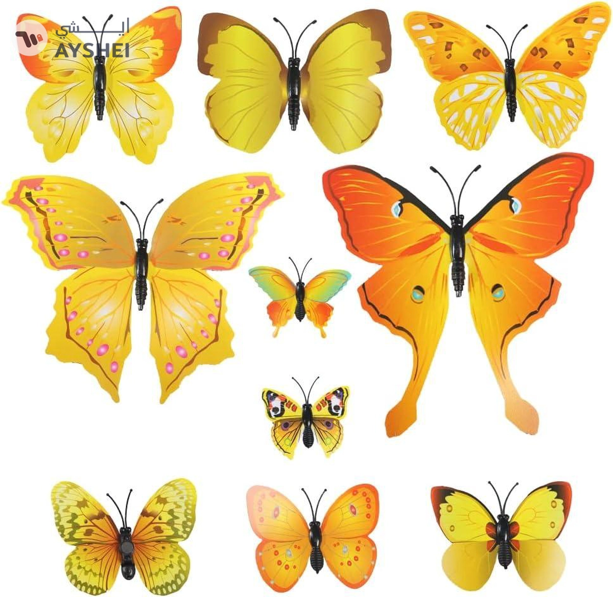 YATAI Butterfly Wall Sticker Decoration | Fake Butterflies for Decoration-1-1