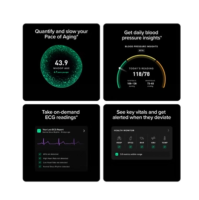 Whoop Life – 12-Month Membership – 5.0 – Health & Fitness Tracker – Blood Pressure Insights-1