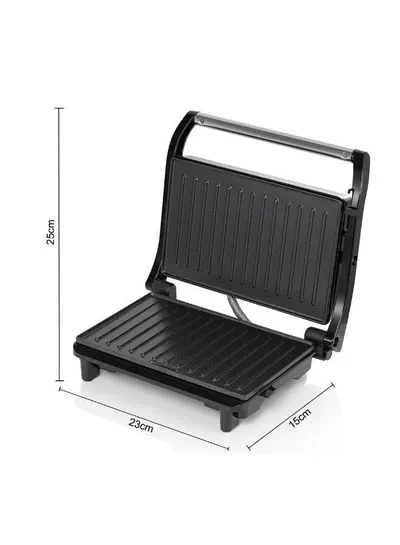 RAF Steak Machine R.569 800W — Electric BBQ Contact Grill, Panini Press & Sandwich Maker A versatile electric contact grill suitable for preparing steaks, kebabs, sandwiches, burgers, chicken and vegetables. The ribbed non-stick cooking surface creates attractive grill marks while providing efficient, uniform heating for convenient everyday meal preparation.-3