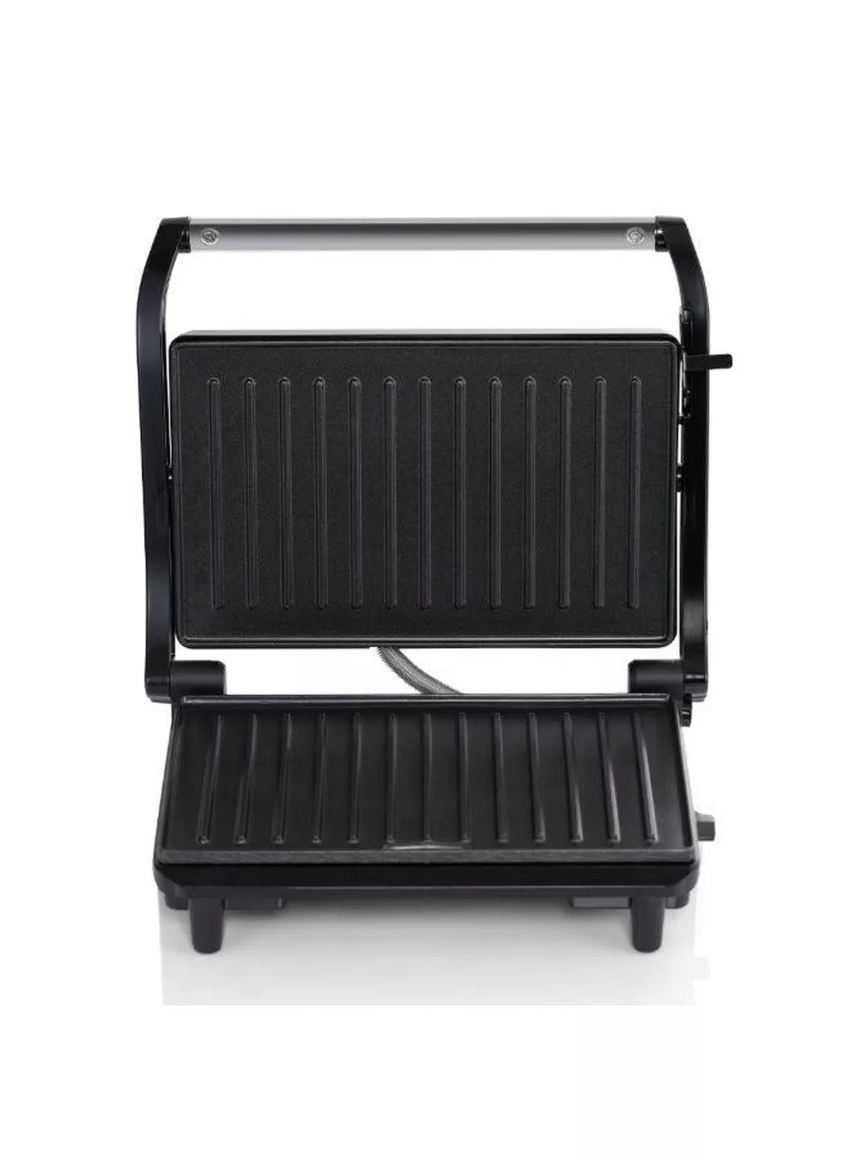 RAF Steak Machine R.569 800W — Electric BBQ Contact Grill, Panini Press & Sandwich Maker A versatile electric contact grill suitable for preparing steaks, kebabs, sandwiches, burgers, chicken and vegetables. The ribbed non-stick cooking surface creates attractive grill marks while providing efficient, uniform heating for convenient everyday meal preparation.-1-1