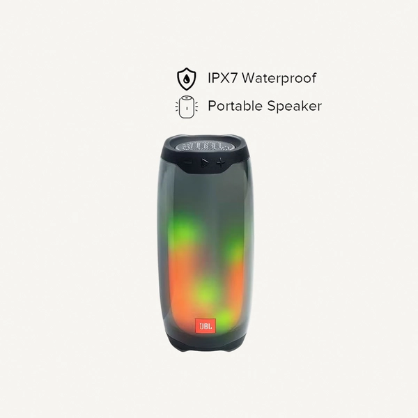 JBL Pulse 4 Portable Bluetooth Speaker Black