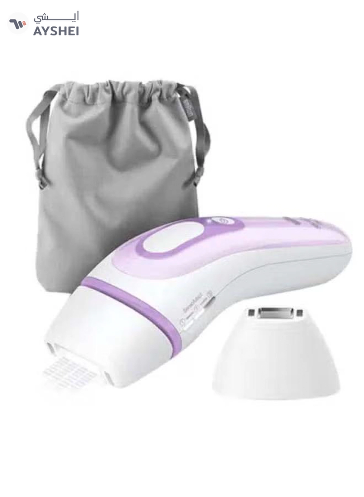 BRAUN IPL Silk-expert PL 3111, hair removal system for use on body and face, 300,000 flashes with 3 extras : Precision head, Venus razor and premium bag White/Lilac