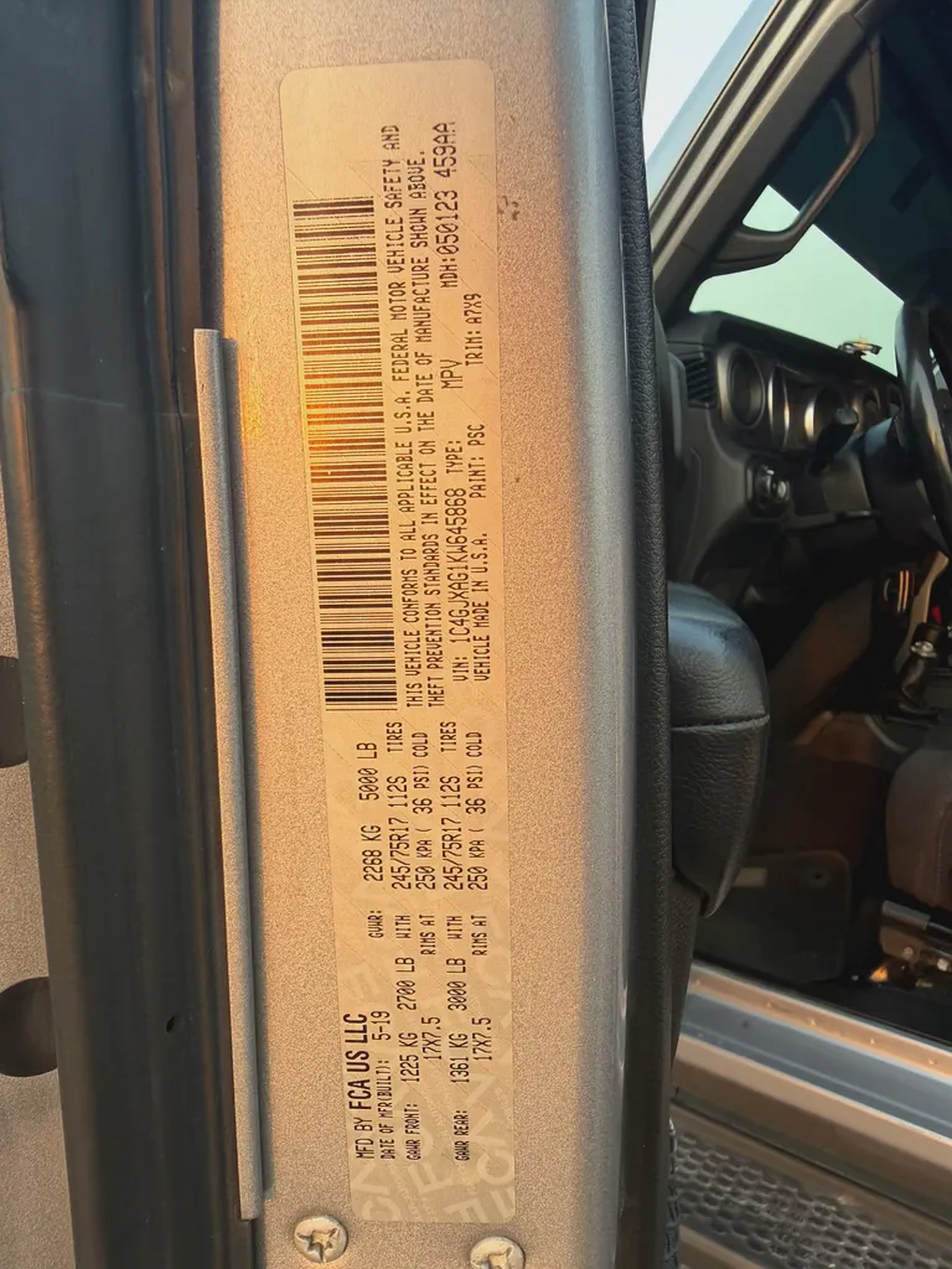 Jeep Wrangler Sport 2019 American Specs-18-18