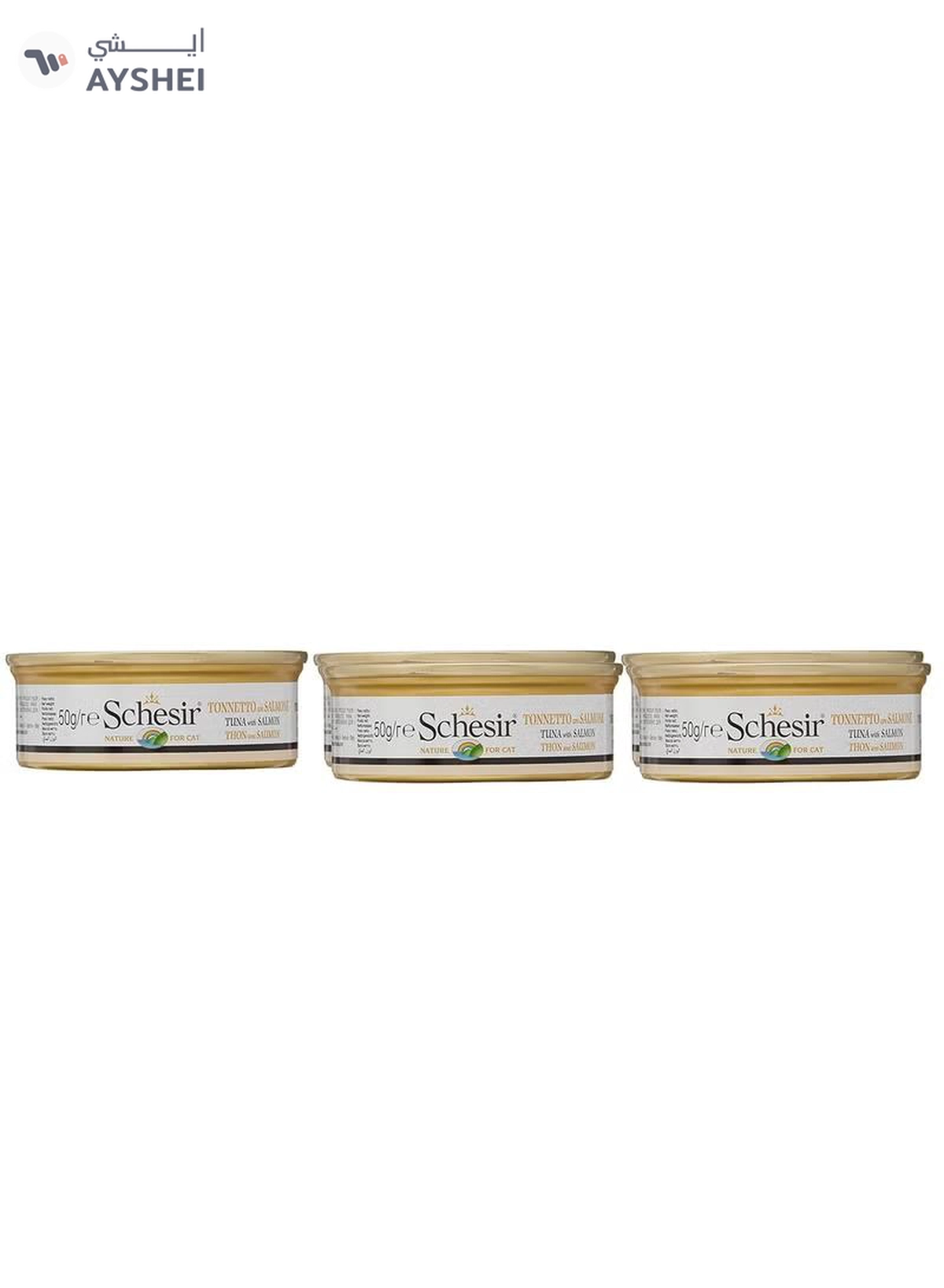 Schesir Cat Multipack Tuna with Salmon 6x50g-5-5