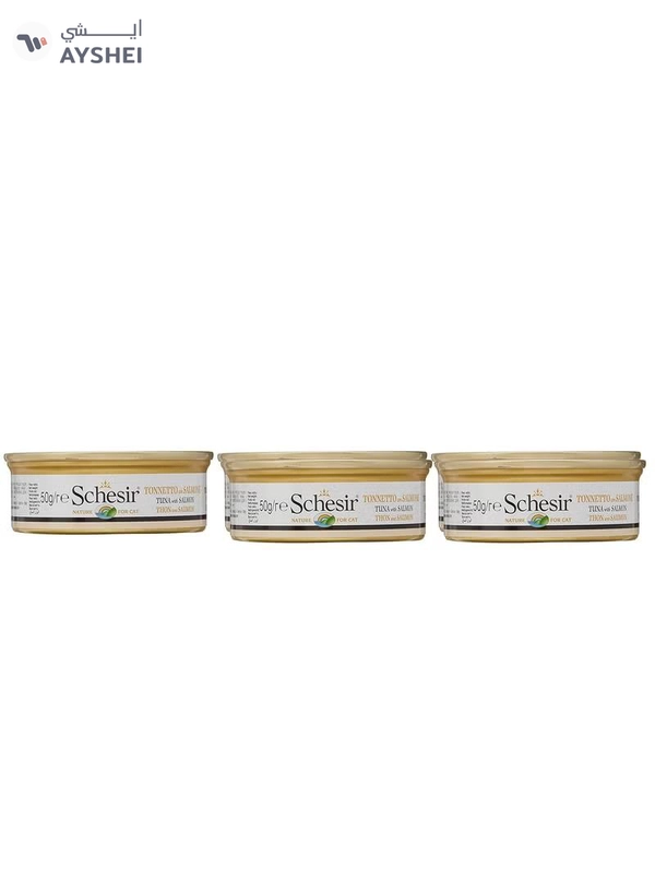 Schesir Cat Multipack Tuna with Salmon 6x50g