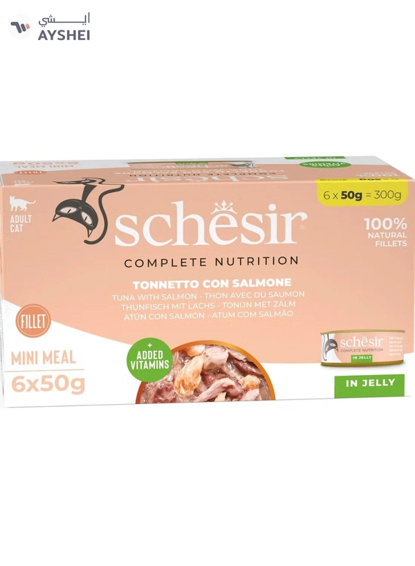 Schesir Cat Multipack Tuna with Salmon 6x50g